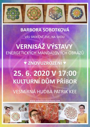 Výstava energetických mandal - znovuzrození - Barbora Sobotková